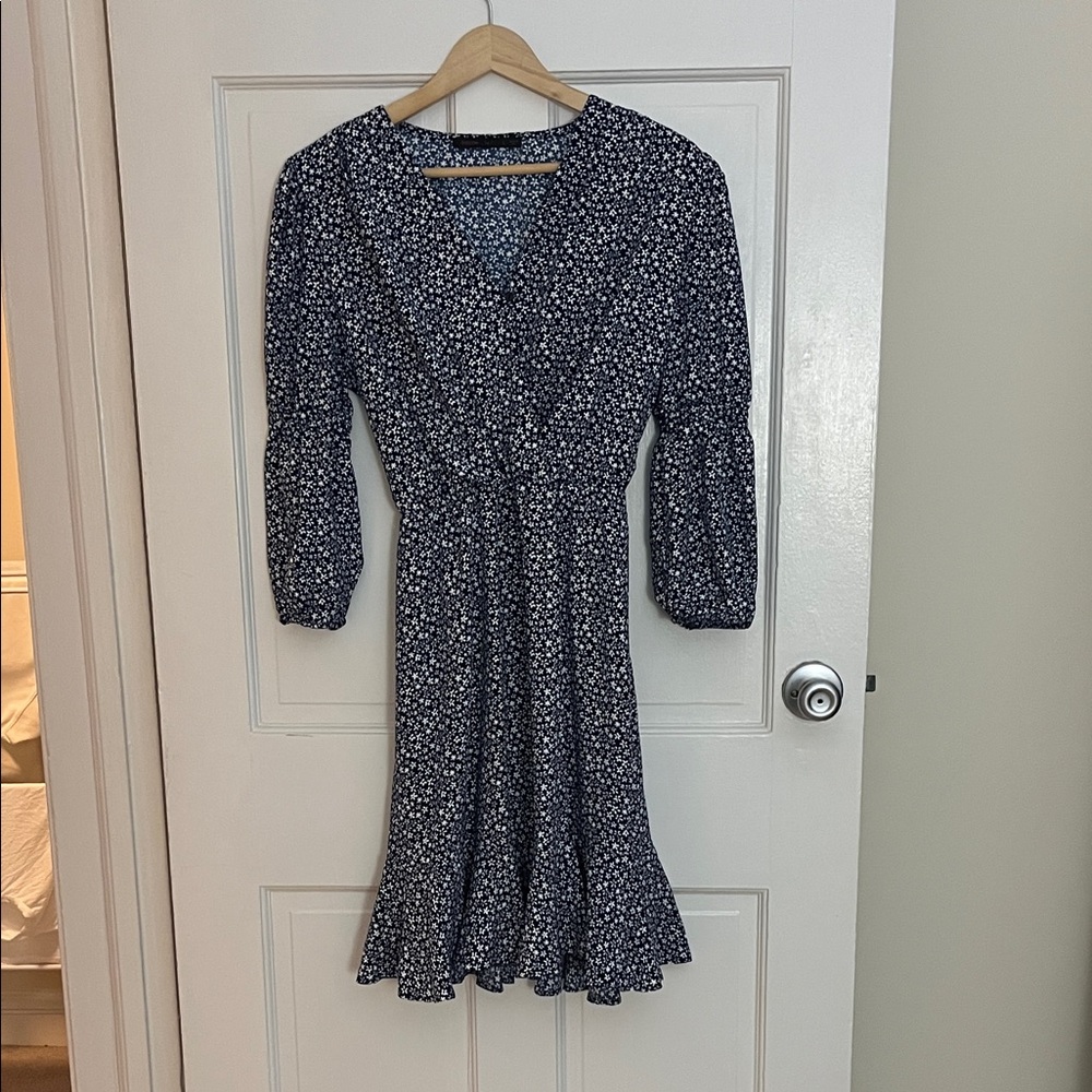 Floral Blue Dress